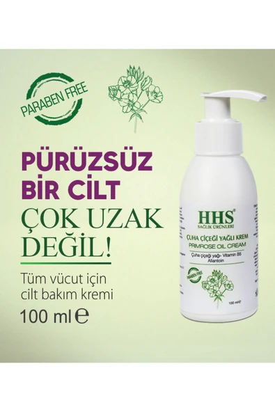 HHS SAĞLIK ÜRÜNLERİ Çuha Çiçeği Yağlı Krem Parabensiz 100 ML ürün görseli 1