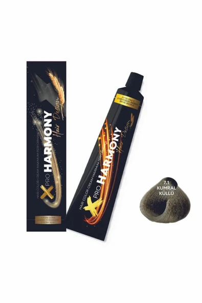 X PRO HARMONY X PRO HARMONY Profesyonel Saç Boyası No:7,1 Kumral Küllü ürün görseli 1