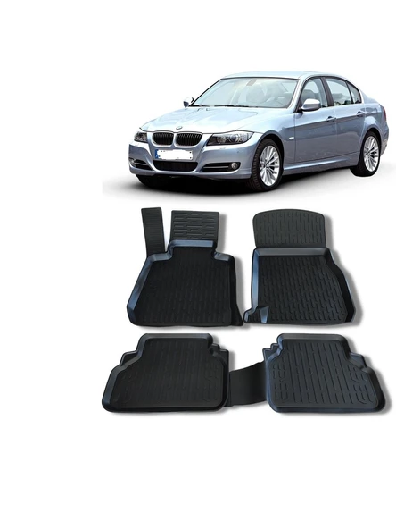 Bmw 3 Serisi E90 (2005-2012) 3d Havuzlu Paspas ürün görseli 1