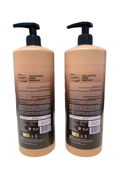 HOBBY HOBBY tuzsuz güçlendirici bakım şampuanı seti sette 2 adet ürün mevcuttur (2*100:2000ml) ürün görseli 1