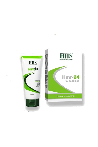 HHS SAĞLIK ÜRÜNLERİ Hhs Hmr 24 - 60 Kapsül + Dermaplus Bitki Özlü Krem ürün görseli 1