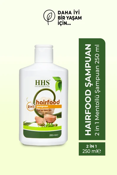 HHS SAĞLIK ÜRÜNLERİ HHS HAİRFOOD 2 İN 1 ŞAMPUAN ürün görseli 1