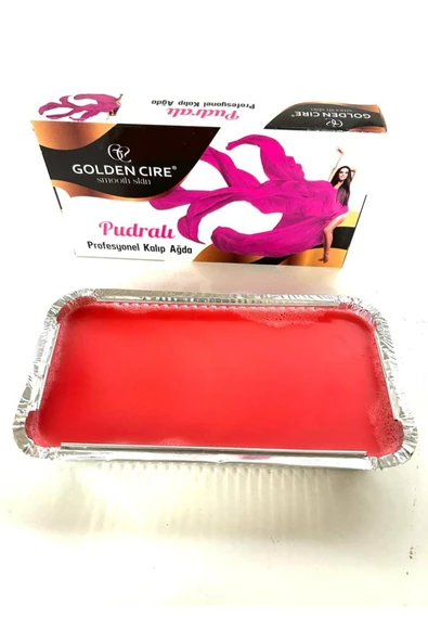 GOLDEN GOLDEN Kalıp Ağda Pudralı Pembe 400 gr ürün görseli 1