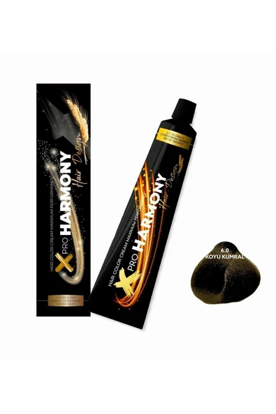 PROHARMONY PROHARMONY X Pro Harmony 6.0 Koyu Kumral Saç Boyası 60 G Tüp ürün görseli 1