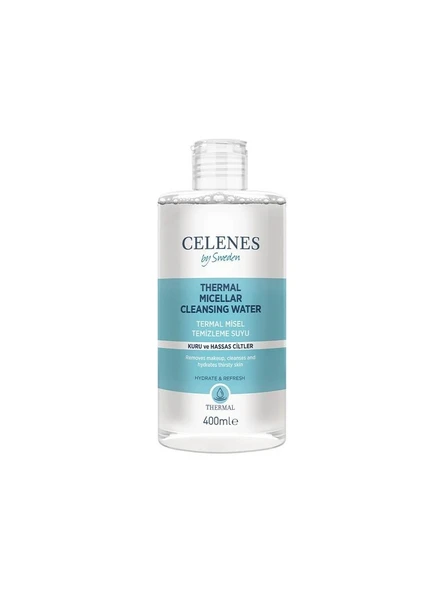 Celenes Thermal Misel Kuru ve Hassas Ciltler için Yüz Temizleme Suyu, 400 ml ürün görseli 1