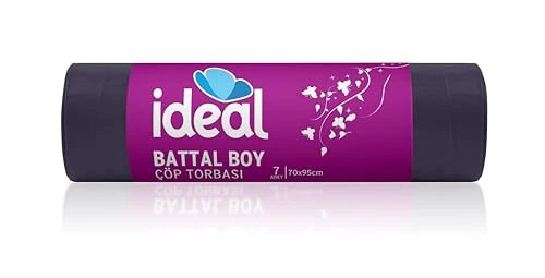 İdeal Çöp Torbası Battal Siyah 72x90cm x 3 Adet ürün görseli 1
