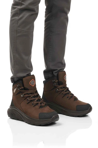 Kahve Nubuk Su Geçirmez Unisex Outdoor Bot ürün görseli 1