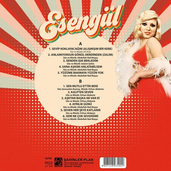 Esengül Esengül - Renkli Plak - Resim 2