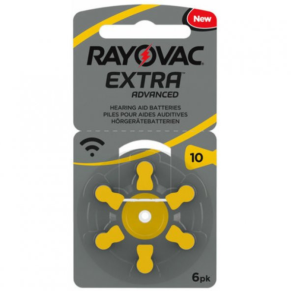 Rayovac 10 Numara İşitme Cihazı Pili 6Lı ürün görseli 1