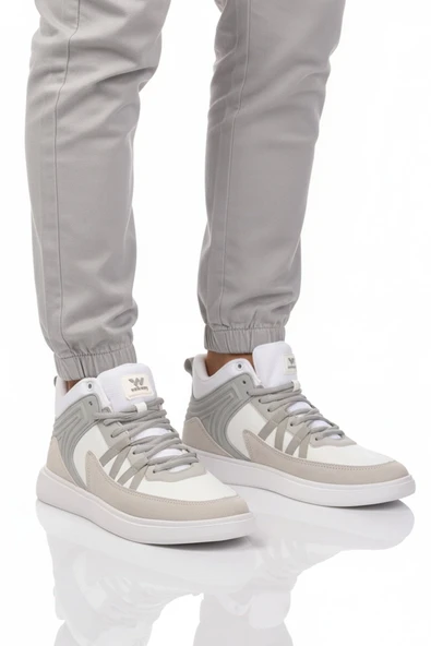 Buz Bağcıklı Erkek Hi Sneaker ürün görseli 1