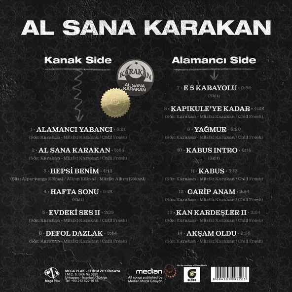 Karakan Al Sana Karakan - Plak - Resim 2
