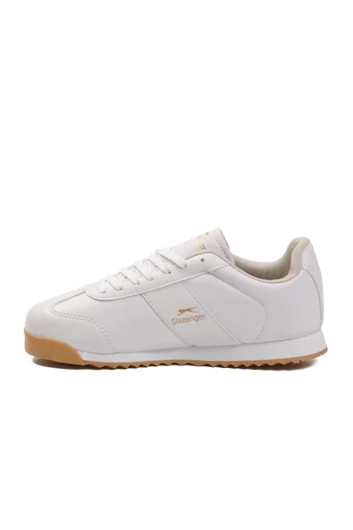 Beyaz Bağcıklı Erkek Sneaker - Resim 4