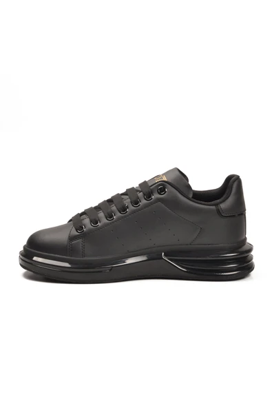 Siyah Bağcıklı Erkek Sneaker - Resim 2