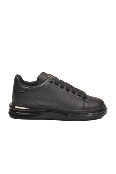 Siyah Bağcıklı Erkek Sneaker ürün görseli 1