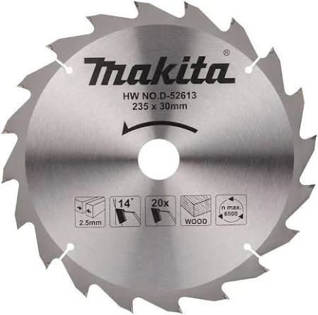 MAKITA D-52613 DAİRE TESTERE 235X30 mm 20 Diş Testere ürün görseli 1