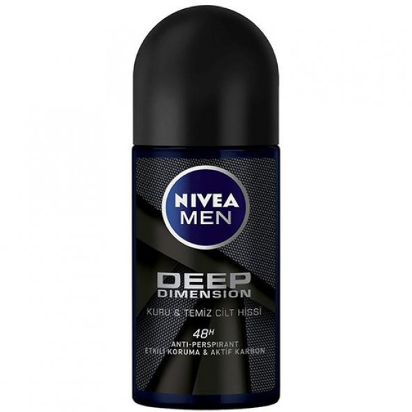 Nivea Roll-On Deep Dimension For Men 50 ml ürün görseli 1
