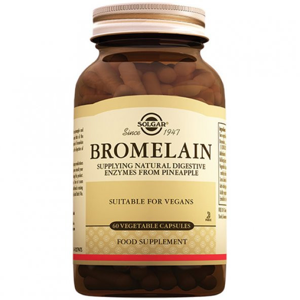 Solgar Bromelain 150 mg 60 Kapsül ürün görseli 1