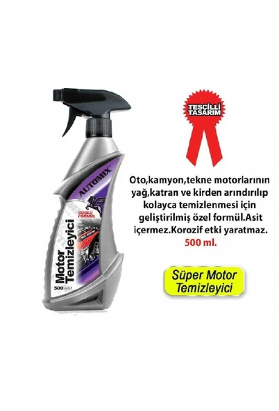 AUTOMİX 12561 MOTOR TEMİZLEYİCİ 500 ML ürün görseli 1