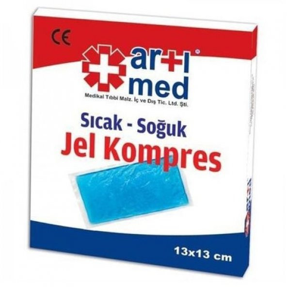 Artımed Sıcak Soğuk Jel Kompres 13 x 13 cm Özel Kılıflı ürün görseli 1