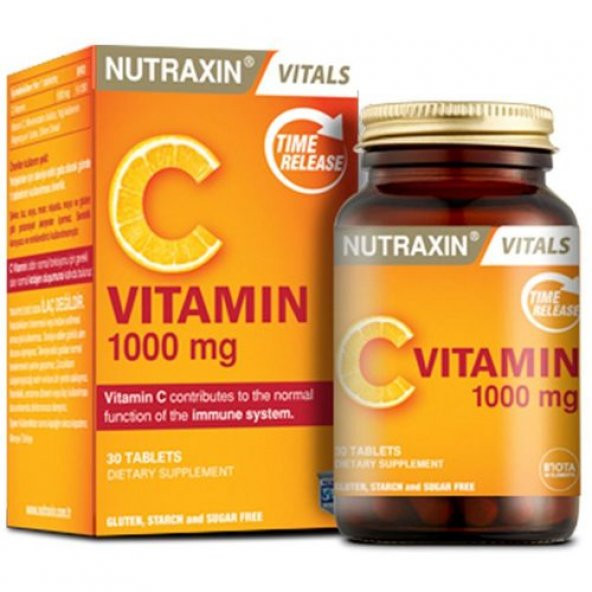Nutraxin Vitamin C 1000 mg 30 Tablet ürün görseli 1