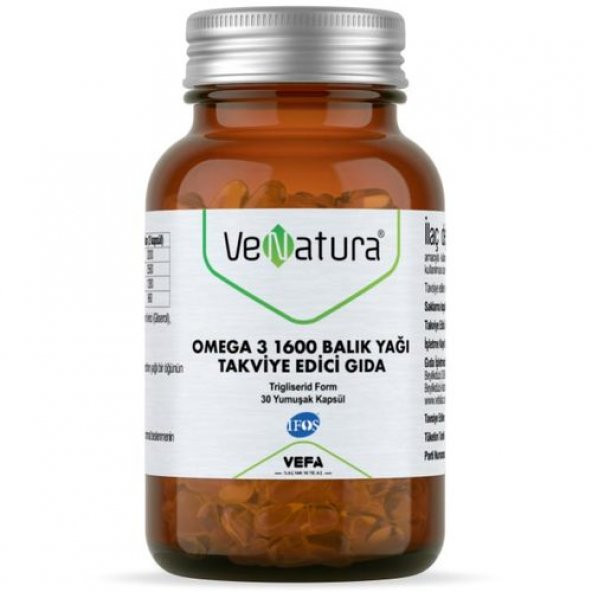 Venatura Omega-3 1600 mg 30 Kapsül ürün görseli 1