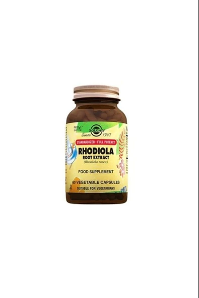 Solgar Rhodiola Root Extract 60 Kapsül - Resim 2