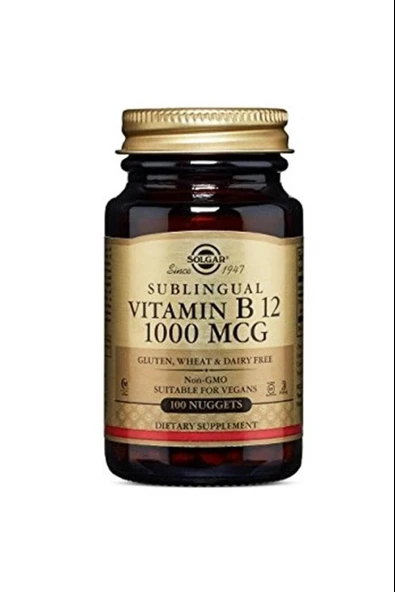Solgar Vitamin B12 1000 Mcg 100 Tablet ürün görseli 1