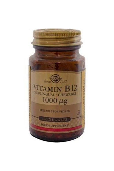 Solgar Vitamin B12 1000 Mcg 100 Tablet ürün görseli 1