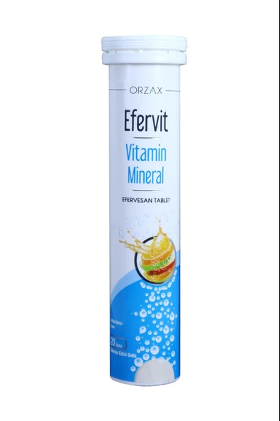 Ocean Efervit Vitamin Mineral 20 Efervesan Tablet ürün görseli 1