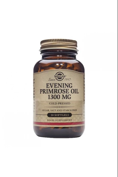 Solgar Evening Primrose 1300 mg 30 Kapsül ürün görseli 1
