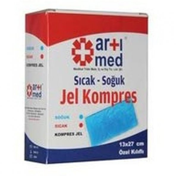Artımed Sıcak Soğuk Jel Kompres 13cm x 27cm Özel Kılıflı ürün görseli 1