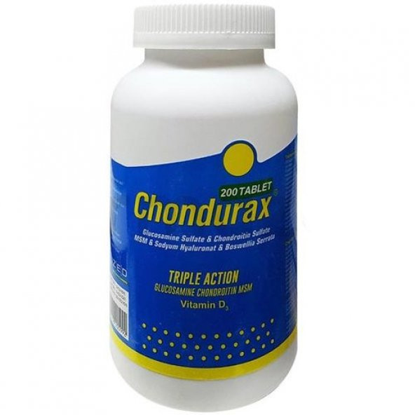 Chondurax Glucosamine Chondroitin Msm 200 Tablet ürün görseli 1