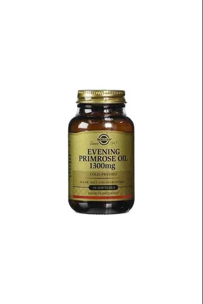 Solgar Evening Primrose 1300 mg 30 Kapsül ürün görseli 1