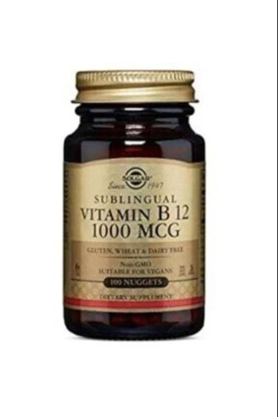 Solgar Vitamin B12 1000 Mcg 100 Tablet ürün görseli 1
