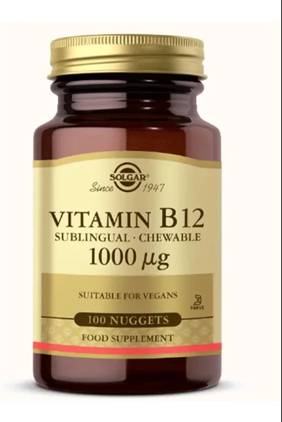 Solgar Vitamin B12 1000 Mcg 100 Tablet ürün görseli 1