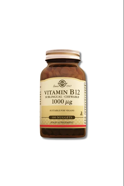 Solgar Vitamin B12 1000 Mcg 100 Tablet ürün görseli 1