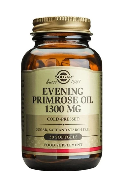 Solgar Evening Primrose 1300 mg 30 Kapsül ürün görseli 1