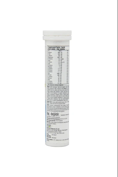 Ocean Efervit Vitamin Mineral 20 Efervesan Tablet - Resim 2