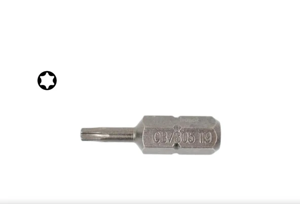 Ceta Cb/805 1/4" Torx Bits Uç - T9 X 25 Mm ürün görseli 1