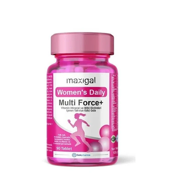 Maxigal Women's Daily Multi Force 90 Tablet ürün görseli 1