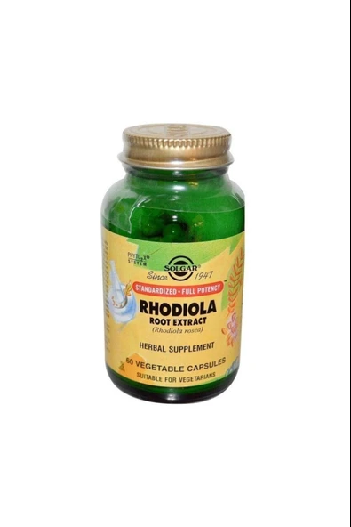 Solgar Rhodiola Root Extract 60 Kapsül - Resim 2