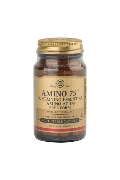 Solgar Amino 75 Essential Amino 30 Kapsül ürün görseli 1