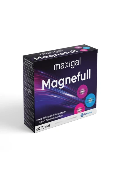 Maxigal Magnefull Magnezyum 60 Tablet ürün görseli 1