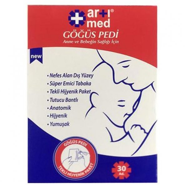 Artımed Göğüs Pedi 30lu ürün görseli 1