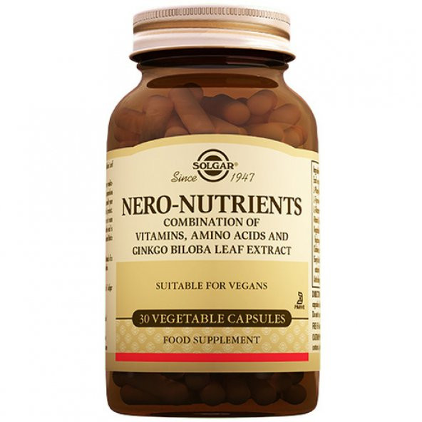 Solgar Nero Nutrients 30 Kapsül Multivitamin ürün görseli 1
