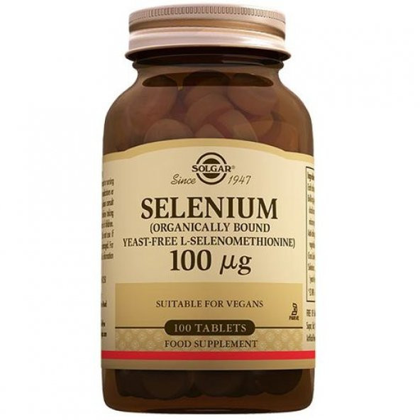 Solgar Selenium 100 mcg 100 Tablet ürün görseli 1