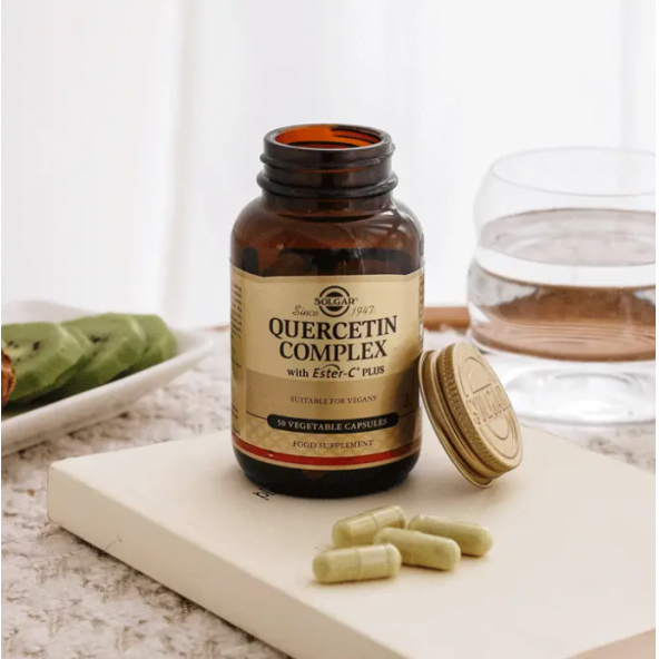 Solgar Quercetin Complex with Ester-C Plus 50 Tablet - Resim 2