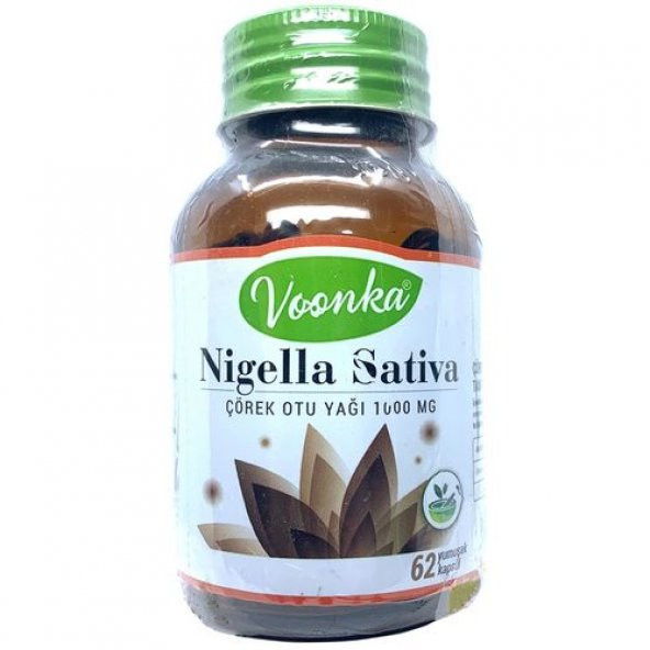 Voonka Çörek Otu Yağı 62 Kapsül (Nigella Sativa) ürün görseli 1