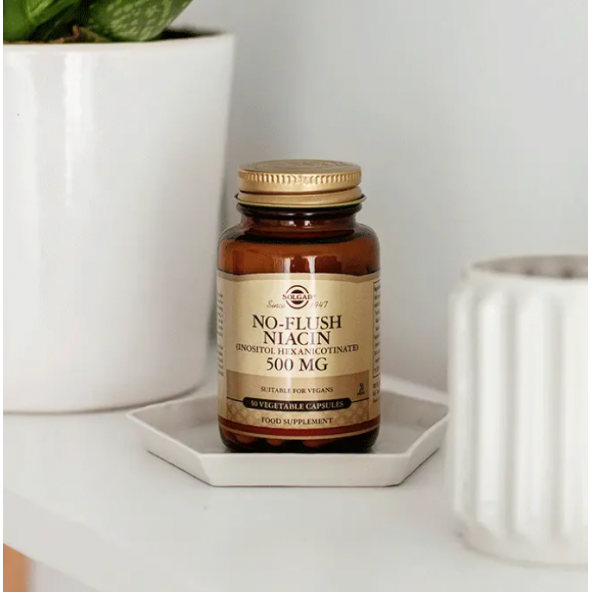Solgar No Flush Niacin 500 mg 50 Kapsül - Resim 2