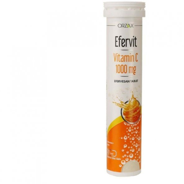 Efervit Vitamin C 1000 mg 20 Efervesan Tablet ürün görseli 1